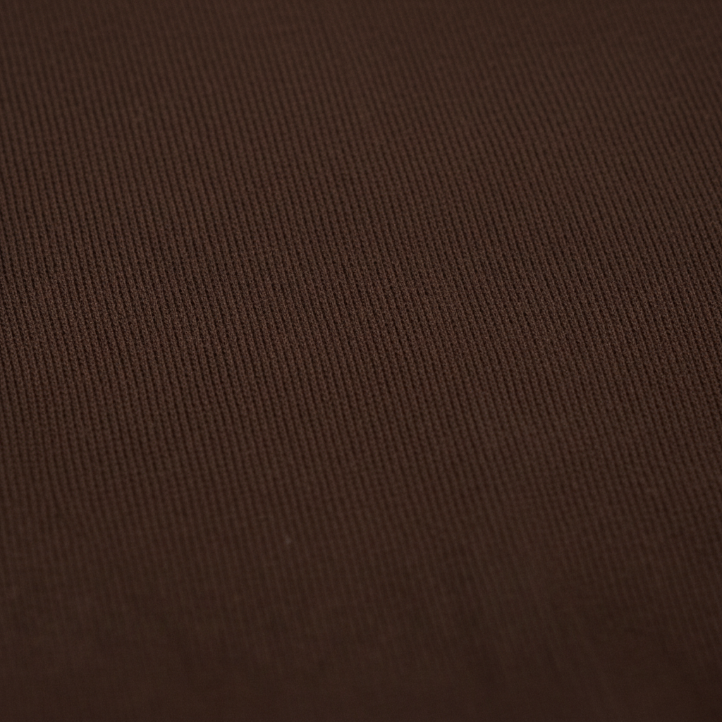 Brown bamboo bodysuit close up fabric texture swatch