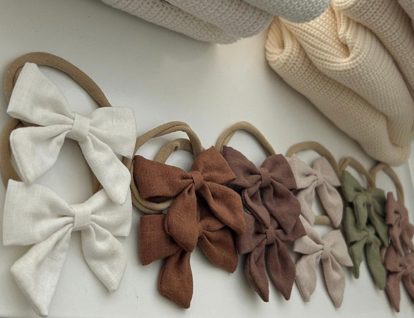 Essentials_linen_bow_set - Casita Bebès