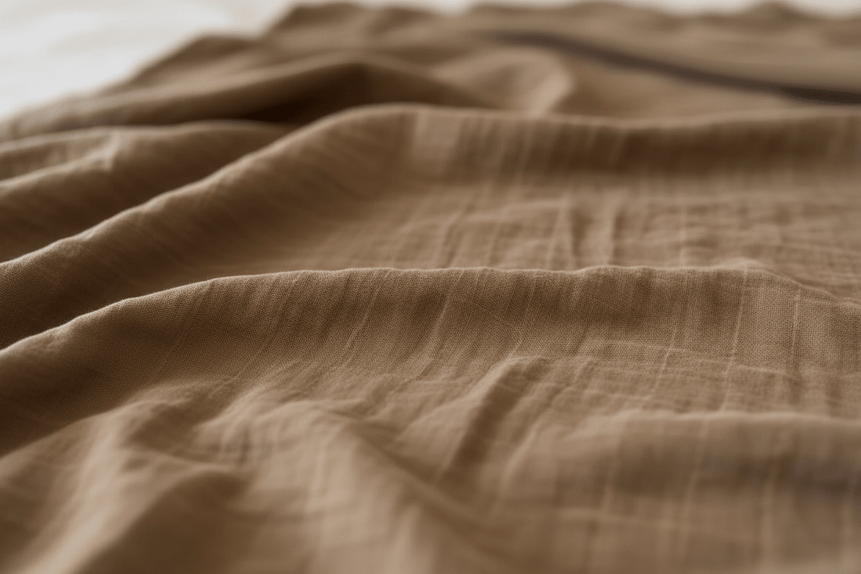 Soft organic cotton baby blanket with gentle texture for everyday comfort