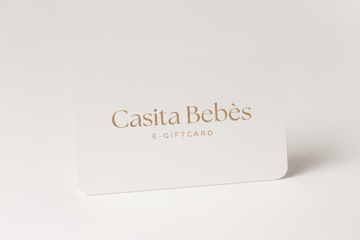 Casita Bebes e-gift card on a white background