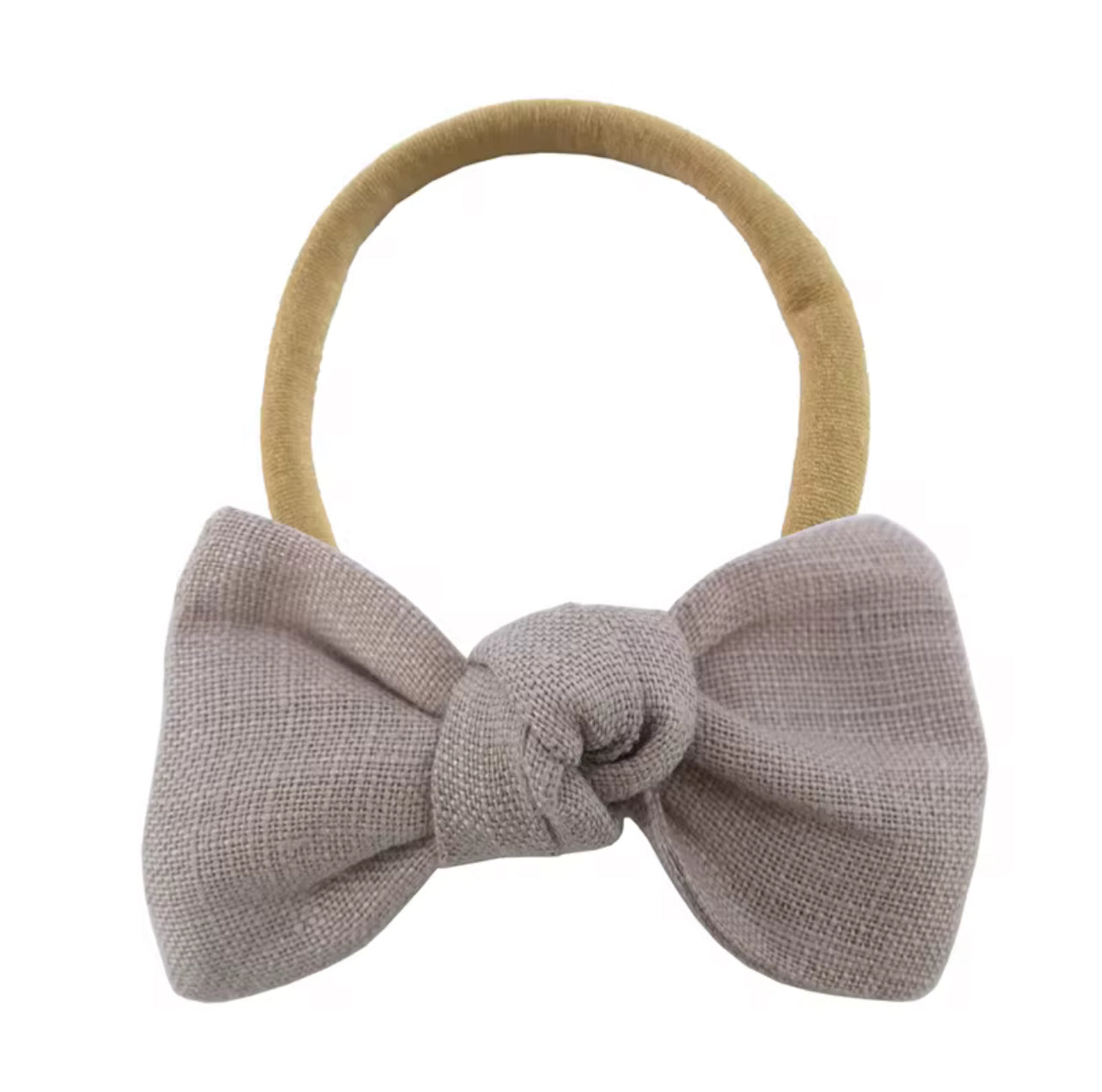 Newborn dusty dark Biege head and on a white background