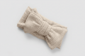 Soft organic baby blanket with textured knit pattern, perfect for newborn essentials
