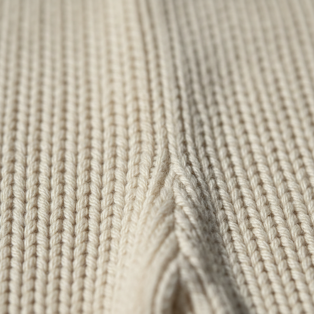 Mamīta Chunky Flared Pants Beige