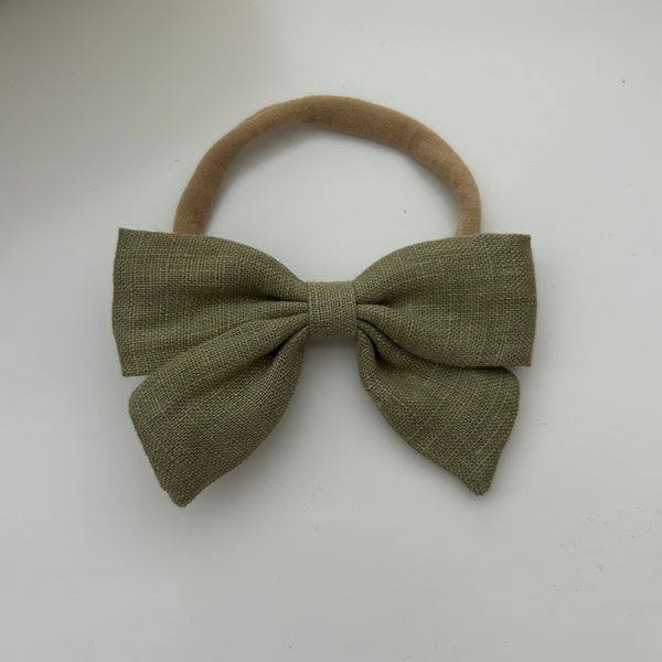 Newborn_Essentials_Baby_Linen_Bow - Casita Bebès