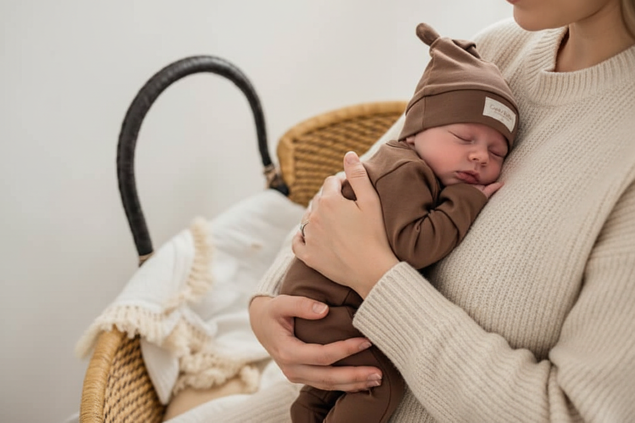 Essentīals Dusty Brown Romper