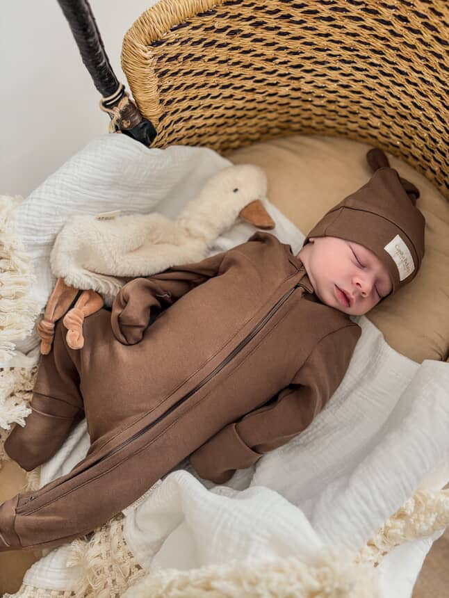 Essentīals Knot Beanie Dusty Brown